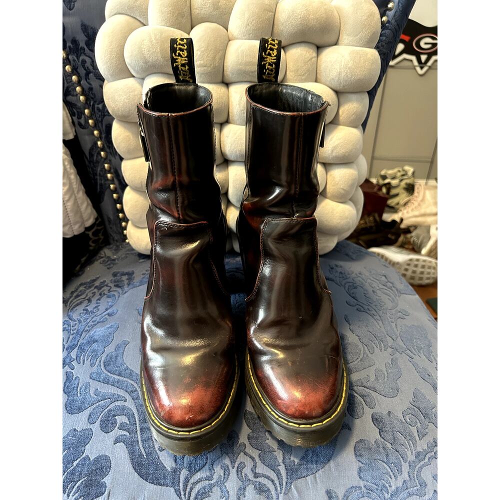 Dr Martens Magdalena II Cherry Red Rub Off size 8/EU 39 - Picture 5 of 8